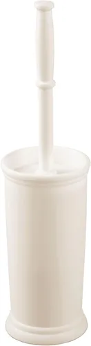 Vista 11 de mDesign Cepillo de Inodoro y Soporte - Cepillo de Baño Cubierto - Limpiador de Inodoro en Pie en Soporte Moderno - Cepillo de Limpieza Profunda