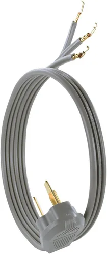 Vista 9 de Certified Appliance Accessories Cable de alimentación para electrodomésticos de 40 amperios, cable de rango de 3 puntas, 3 cables con conectores