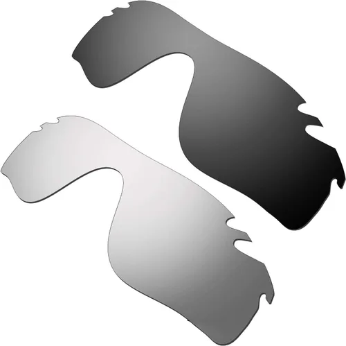 Vista 19 de Lentes de repuesto para gafas de sol Oakley Radarlock Path ventiladas, 2 pares polarizados Negro/Verde