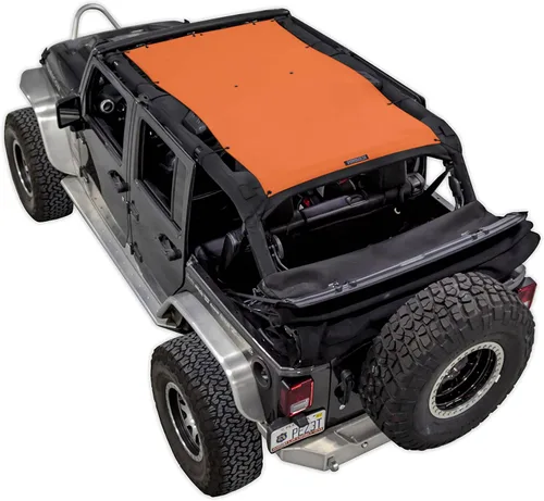 Vista 8 de Malla para sombra SPIDERWEBSHADE para Jeep Wrangler JKini con protección UV, accesorio hecho en EE.UU., para tu JK de 2 puertas y JKU de 4 puertas