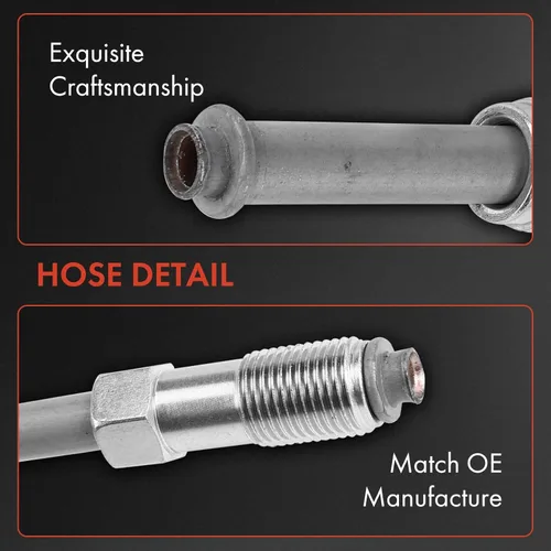 Vista 5 de A-Premium Conjunto de línea de manguera de presión de dirección asistida compatible con Jeep Grand Cherokee 2011, 3.6L, con junta tórica, piñón