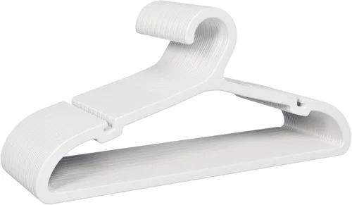 Vista 8 de ABHENG UAPY0530B - Paquete de 30 perchas para ropa, perchas de plástico antideslizantes, perchas que ahorran espacio, resistentes, para colgar ropa