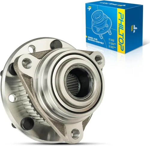 Vista 67 de PHILTOP Conjunto de cojinete de rueda y cubo trasero 512012, 5 orejetas para Golf 1999-2005, Beetle 1998-2010, TT Quattro 2000-2006, TT 2000-2006