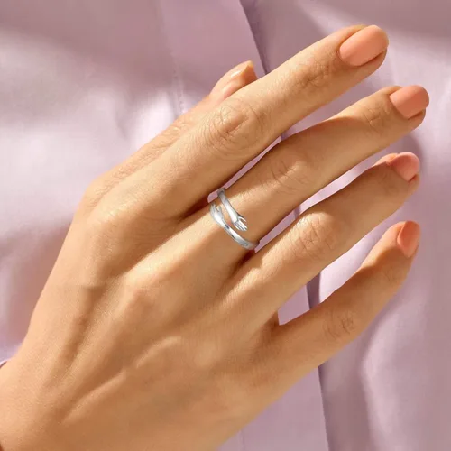 Vista 5 de Yesteel Anillo de plata de ley S925 para mujeres, adolescentes, niñas, anillo ajustable, joyería para el día de la madre, regalos de cumpleaños