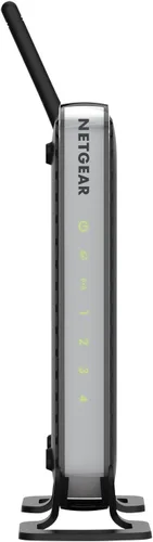 Vista 4 de Router inalámbrico RangeMax (WNR1000 100 NAS (G54/N150)), de Netgear , Negro