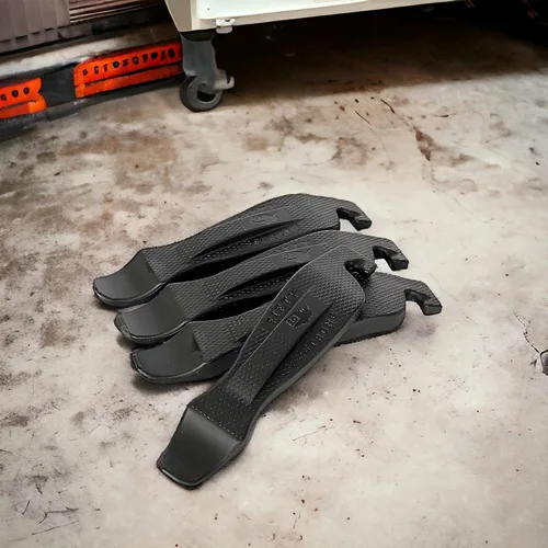 Vista 2 de Juego de 4 herramientas de extracción de neumáticos de bicicleta ultra fuertes Diseño ergonómico de fácil agarre, entrelazado Kit de reparación