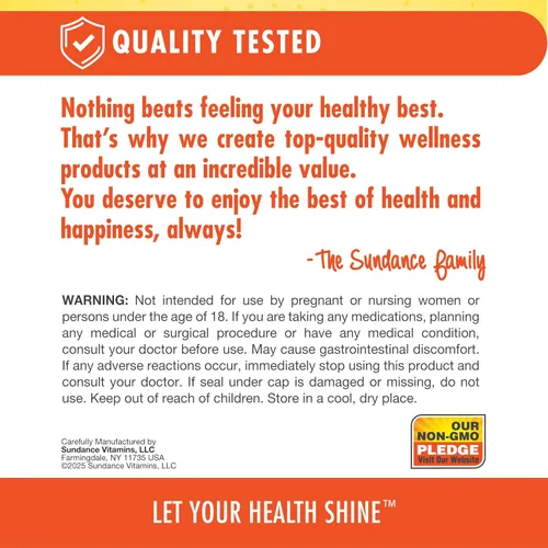 Vista 5 de Sundance Berberina con canela de Ceilán 40 cápsulas Suplemento vegetariano, sin OMG y sin gluten