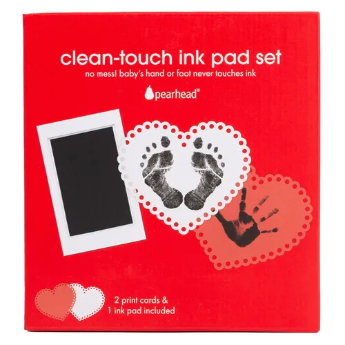 Vista 20 de Pearhead Almohadilla de tinta para manos y pies de bebé, sin crear desorden, tacto limpio, Negro