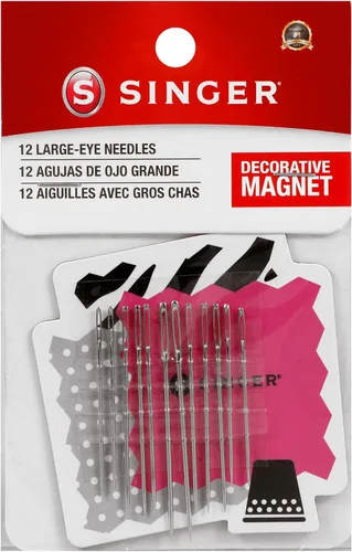 Vista 2 de SINGER Agujas de mano grandes para ojos en imán, 12