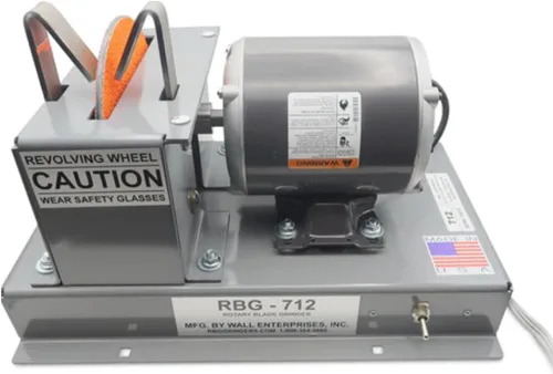 Rueda de disco Amoladora de cuchilla | Afilador de banca Afilador de cuchillas para cortacésped | RBG712