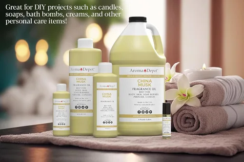Vista 5 de Aroma Depot Perfume/aceite corporal unisex de almizcle de China de 32 onzas / 32 onzas, nuestra interpretación, aceite de fragancia sin cortar