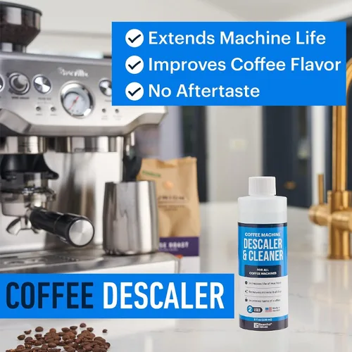 Vista 2 de Essential Values solución descalcificadora para máquinas Keurig, Delonghi, Saeco, Gaggia, Nespresso y todas las de uso único, de café y espresso