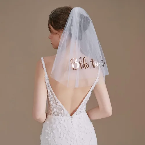 Vista 3 de Velo de despedida de soltera para despedida de soltera, accesorios para novia