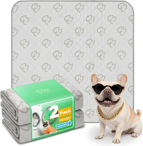Vista 36 de FXW - Almohadillas lavables para orina de perros con superabsorción, diseñadas para jaulas de 42 pulgadas, 41 × 27 pulgadas rectangulares, boho, 2