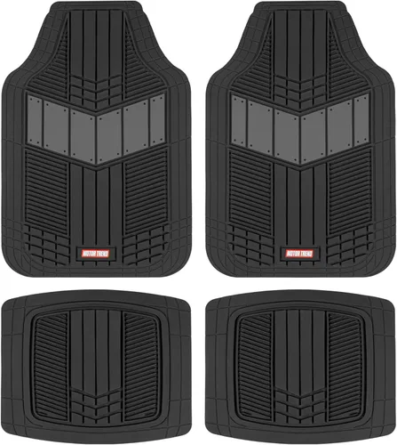 Vista 10 de Motor Trend DualFlex - Tapetes de goma de dos tonos para automóvil, SUV, camioneta, camión