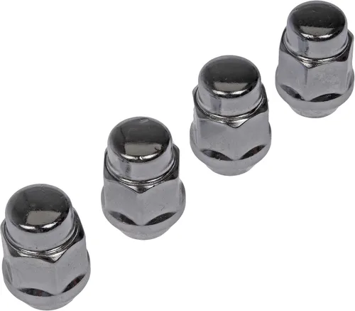 Dorman 711-105 - Tapón de asiento cromado para tuercas de rueda 7/16-20, compatible con modelos seleccionados, paquete de 4