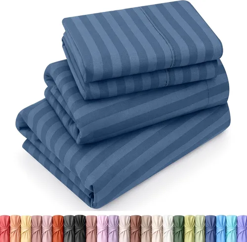 Vista 32 de Utopia Bedding - Juego de sábanas, tamaño individual, microfibra cepillada, suaves, esquinas profundas, incluye 1 encimera, 1 bajera y 1 funda (gris)