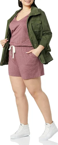 Vista 3 de Tienda Essentials Studio - Enterizo de tela de toalla con vellón para mujer