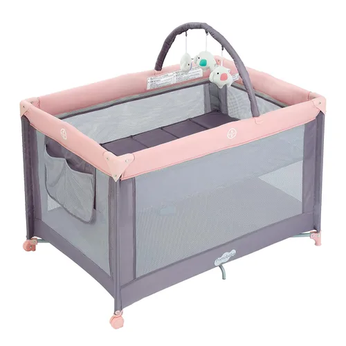 Vista 11 de Pamo Babe Corralito Portátil Plegable Parque Infantil Cuna Portátil para Bebés y Niños Pequeños