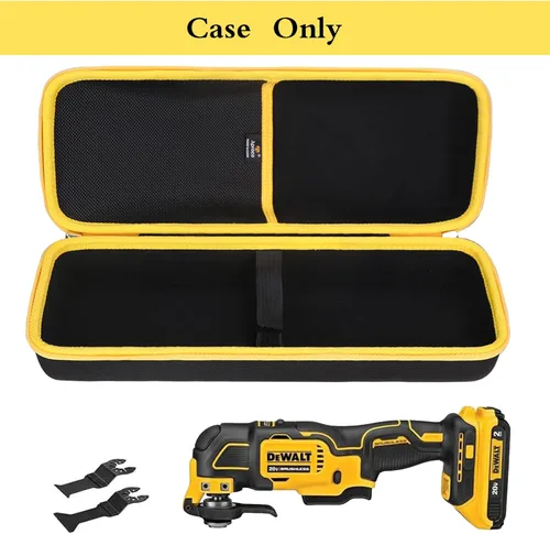 Vista 2 de Aproca Funda compatible con DEWALT DCS356B DCS354B 20V MAX XR oscilante multiherramienta inalámbrica, bolsa de almacenamiento dura portátil
