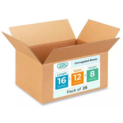 Vista 210 de Cajas largas de mudanza y envío de 18 x 9 x 9 pulgadas (paquete de 10) – Extra resistentes 200 libras frente a las regulares – Cajas de embalaje