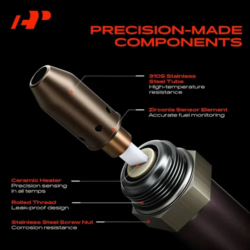 Vista 4 de A-Premium Sensor de oxígeno O2 compatible con Subaru Outback, Legacy, Impreza, Forester y Saab 9-2X 2005, H4 2.5L, Upstream, Replace# 19060370