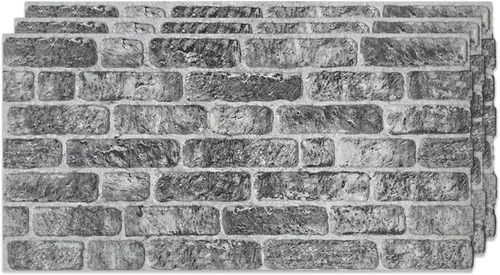 Vista 17 de IZODEKOR Paneles de pared 3D con efecto ladrillo, revestimiento, aspecto de piedra, revestimiento de espuma de poliestireno para sala de estar