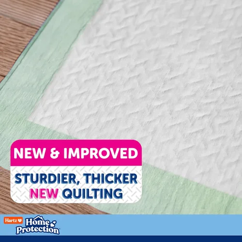 Vista 3 de Hartz Home Protection paños para perros de todos los tamaños, muy absorbentes, no gotean Odor Eliminating Lavender Scent, Unscented y Quilted Plus