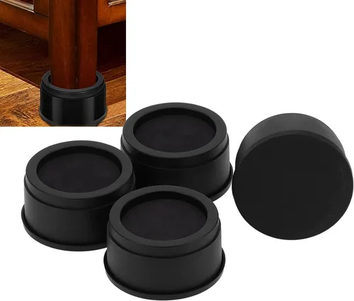 Vista 4 de Furniture Risers, 4PCS Bed Lifts Riser Non Slip Floor Protector Furniture for Dorm Room Storage