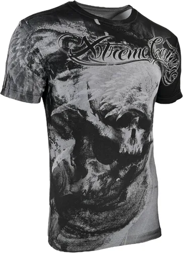 Vista 8 de Xtreme Couture by Affliction Camiseta Hombre Grave Maker Azul