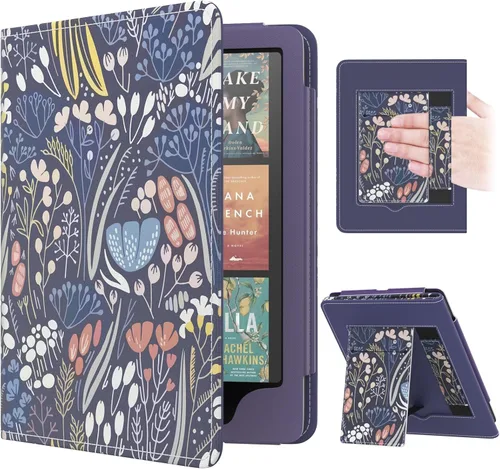 Vista 14 de MoKo Funda con correa de mano para Kindle Paperwhite de 7 pulgadas (12ª generación-2024) y Kindle Colorsoft 2024 y 2025, funda delgada