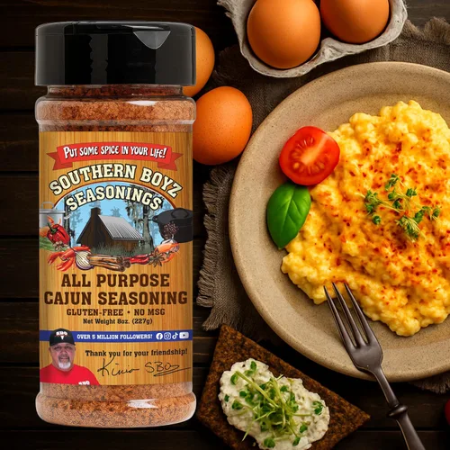 Vista 7 de Southern Boyz - Condimento criollo cajún multiusos, coctelera de 8 onzas (sin MSG, mezcla sin gluten), 8 onzas (paquete de 1)