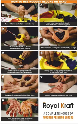 Vista 8 de Royal Kraft Sellos de impresión de bloques de madera surtidos (juego de 10) Bulk01_10