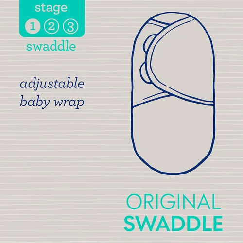 Vista 7 de SwaddleMe Manta original – Talla S, 0-3 meses, paquete de 2 (ballena de lunares rosas)