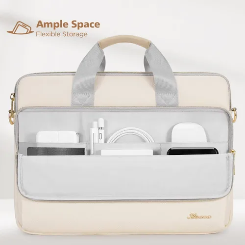Vista 3 de KIZUNA Funda para portátil de 13 pulgadas, bolsa de hombro para computadora para MacBook Air M2 de 13.6"/MacBook Pro 14 M3 M2 M1 MAX/14 Lenovo
