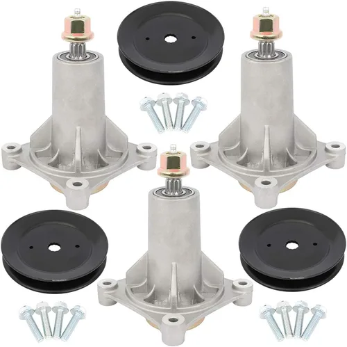 Vista 68 de SCITOO Reemplazo del conjunto del husillo de la cortadora para Great Dane Super Surfer 36 48 52 Husillo de cubierta D18030, 200041, 200262