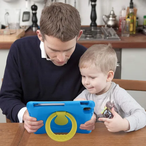 Vista 5 de ProCase Funda para niños para iPad Air de 10.9 pulgadas, 5ª generación 2022/4ª generación 2020/iPad Pro 11 2020/2018, a prueba de golpes, mango