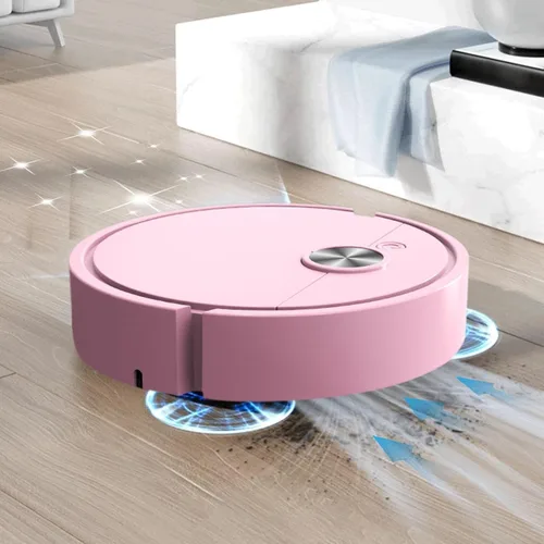 Vista 9 de Aspiradora robótica inteligente, barrido automático 3 en 1, trapeador y vaciado automático para suelos de madera, alfombras y pelo de mascotas Negro