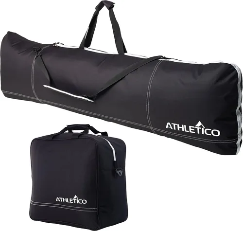 Athletico Combo de dos piezas de bolsa para snowboard y botas | Guarda y transporta snowboard de hasta 165 cm y botas hasta la talla 13 | Incluye 1