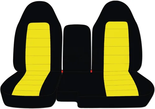 Vista 11 de Totally Covers Compatible con fundas de asiento de camión de dos tonos para Ford Ranger/Mazda Serie B 2004-2012 (banco dividido 60/40) con consola
