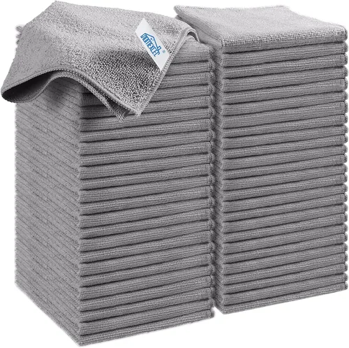 Vista 55 de HOMEXCEL Paño de limpieza de microfibra, toallas de microfibra de alta calidad para automóviles, sin pelusas, sin arañazos, altamente absorbente