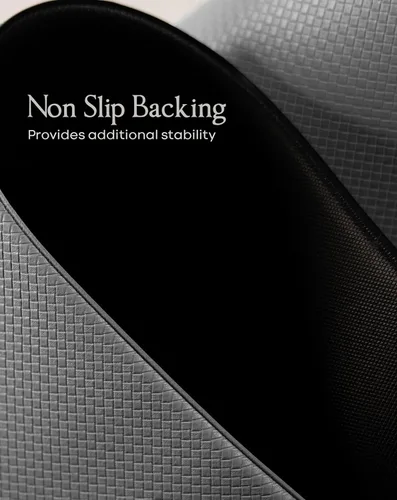Vista 3 de Juego de alfombrillas de cocina antifatiga 2 piezas de espuma viscoelástica acolchadas para estar de pie gris, 18 x 30 y 18 x 60, 0.4 pulgadas