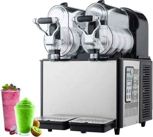 Commercial and Home Slushy Machine,Commercial Slushy Machine Ice Cream Frozen Drink Maker,Juice Smoothie Margarita Frozen Drink Machine Ice Slush