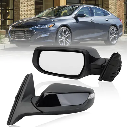 Vista 14 de Espejo de Visión Lateral del Conductor Compatible con Chevy Malibu 2016 2017 2018 2019 2020 2021 2022, Espejos con Detección de Punto Ciego