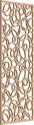 Vista 34 de 9 3/8 pulgadas de ancho x 24 3/8 pulgadas de alto x 1/4 pulgadas de alto, paneles de pared de madera con calado, roble rojo