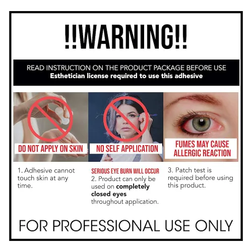 Vista 7 de Lyon Lash Pegamento de extensión de pestañas súper preciso de 0.2 fl oz, tiempo de secado de 1 a 2 segundos, retención de 6 a 7 semanas, suministros