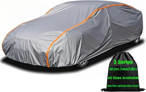 Vista 8 de Cubierta de Vehículo Impermeable Deportiva Pequeña de ANITANT, Cubierta de Nieve para Vehículo, Cubiertas de Coche para Automóviles Impermeables