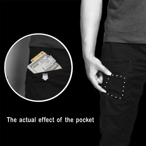 Vista 6 de Emideary Money Clip for Men, Stainless Steel Front Pocket Wallet