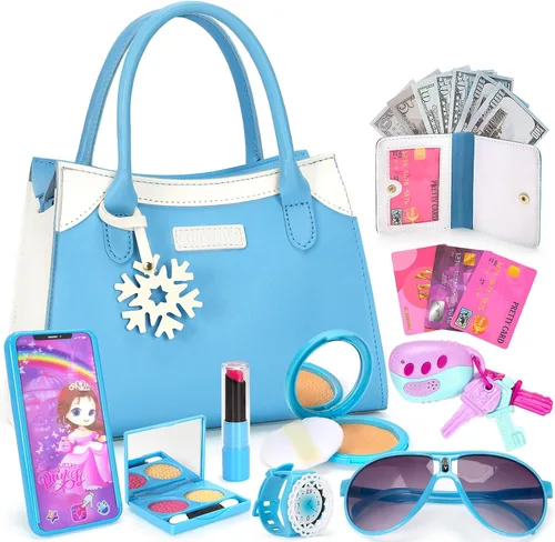 Officygnet Bolso para niñas pequeñas, juguetes de princesa para niñas de 3, 4, 5, 6, 7, 8 años, regalo de cumpleaños para niñas de 3 a 5 años, 4 a