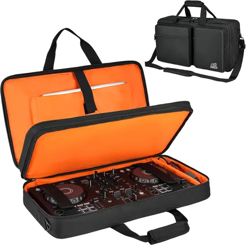 DJ Controller Case Fits for Pioneer DDJ-FLX4/Numark Mixtrack Platinum FX Bolsa de almacenamiento acolchada para DJ para
